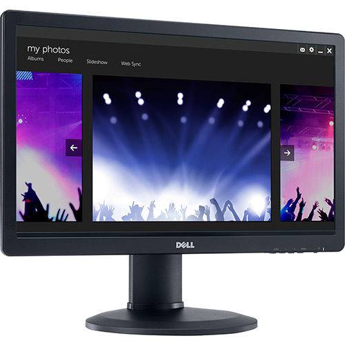 Tamanhos, Medidas e Dimensões do produto Monitor LCD LED 21,5" Dell D2216H TFT Full HD Inclinável Preto