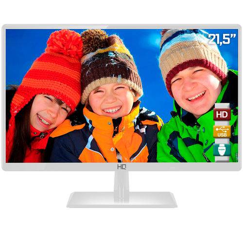 Tamanhos, Medidas e Dimensões do produto Monitor LED 21.5" HQ Full HD 2ms 22HQ-LED HDMI Branco