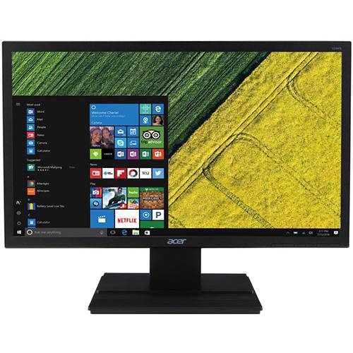 Tamanhos, Medidas e Dimensões do produto Monitor LED 24" Acer V246HL +SPK Full HD Preto