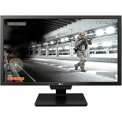 Tamanhos, Medidas e Dimensões do produto Monitor LED Gamer 24" LG 24GM79G 144hz 1ms Free-Sync Full HD