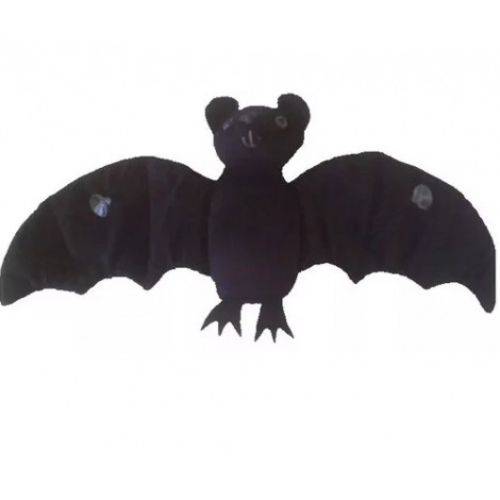 Tamanhos, Medidas e Dimensões do produto Morcego Preto de Pelúcia 25 Cm