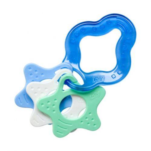 Tamanhos, Medidas e Dimensões do produto Mordedor Azul Soft Lolly com Penduricalho