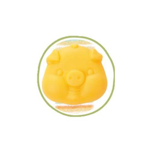 Tamanhos, Medidas e Dimensões do produto Mordedor de Pulso Bochechudos Porquinho Amarelo 2208 Toyster