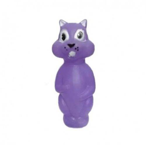 Tamanhos, Medidas e Dimensões do produto Mordedor Pet Brinquedo Esquilo Sonoro 14 Cm
