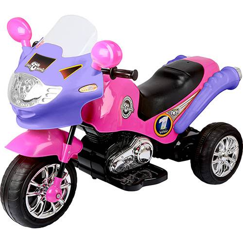 Tamanhos, Medidas e Dimensões do produto Moto Elétrica Infantil 247 Speed Chopper Pink e Roxo - Homeplay