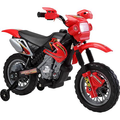 Tamanhos, Medidas e Dimensões do produto Moto Elétrica Infantil 925800 Vermelho com Luz de Farol e Buzina - BelFix