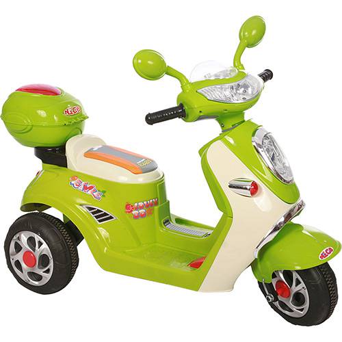 Tamanhos, Medidas e Dimensões do produto Moto Elétrica Infantil Lambreta Verde - BelFix