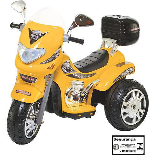 Tamanhos, Medidas e Dimensões do produto Moto Elétrica Infantil Sprint Turbo Amarelo 12V - Biemme