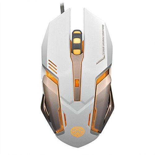 Tamanhos, Medidas e Dimensões do produto Mouse Gamer L-TECH T10 Fio Resistente Nylon 2400dpi 6 Botões, Mouse Profissional.