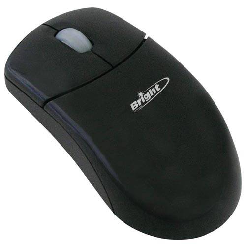 Tamanhos, Medidas e Dimensões do produto Mouse Óptico Espanha Preto P S-2  - Ref. 0012 - Bright