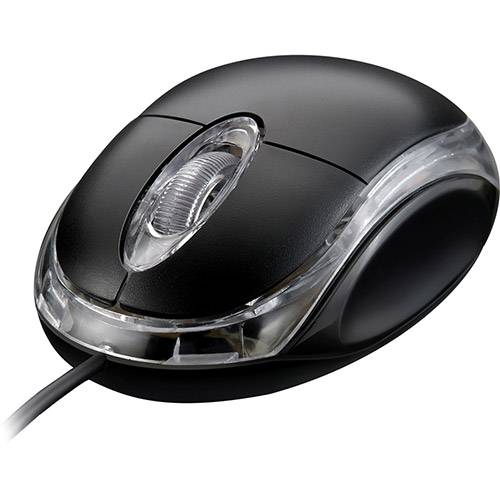 Tamanhos, Medidas e Dimensões do produto Mouse Óptico Preto C/ Conexão PS2 - Multilaser