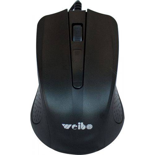 Tamanhos, Medidas e Dimensões do produto Mouse Óptico Usb 3.0 com Fio Weibo Preto