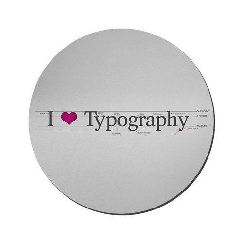 Tamanhos, Medidas e Dimensões do produto Mouse Pad Ilovetypo