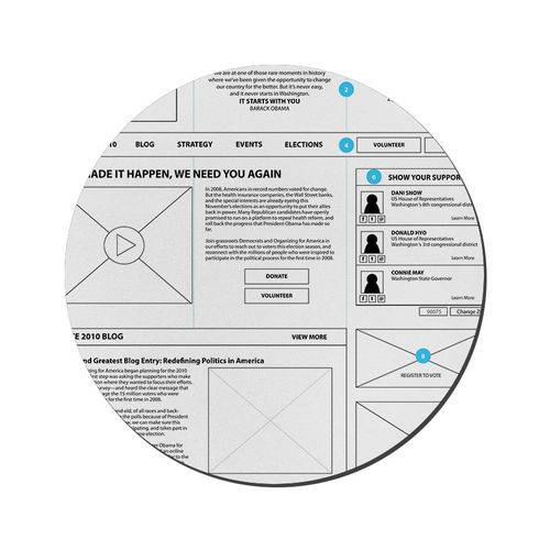 Tamanhos, Medidas e Dimensões do produto Mouse Pad Wireframe