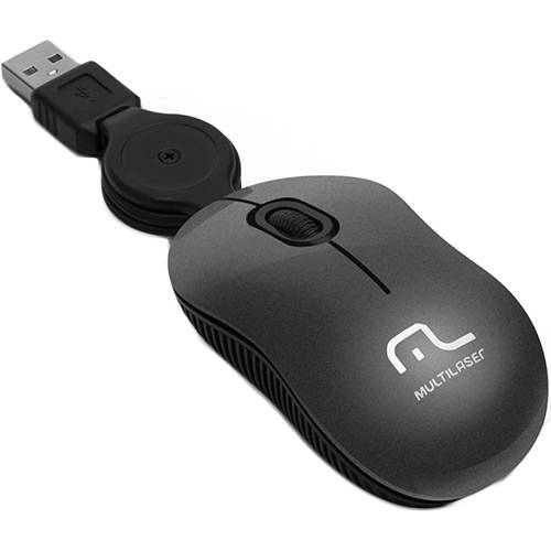 Tamanhos, Medidas e Dimensões do produto Mouse Retrátil Super Mini USB - Multilaser