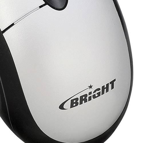 Tamanhos, Medidas e Dimensões do produto Mouse Retrátil USB - Bright - Espanha Prata