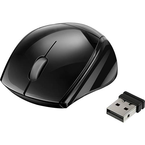 Tamanhos, Medidas e Dimensões do produto Mouse Sem Fio 2.4 Ghz Mini Fit Black Piano Nano USB - Multilaser