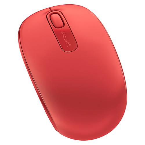 Tamanhos, Medidas e Dimensões do produto Mouse Wireless 1850 Vermelho - Microsoft