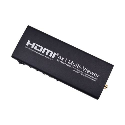 Tamanhos, Medidas e Dimensões do produto Multi Viewer HDMI 4X1 Full HD 13 Funções