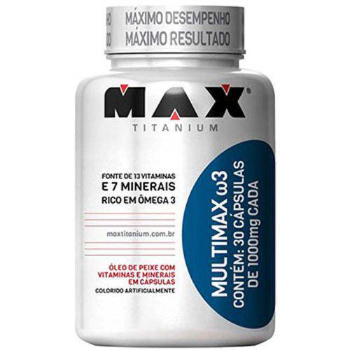 Tamanhos, Medidas e Dimensões do produto Multimax Ômega 3 - Max Titanium (30 Cápsulas)