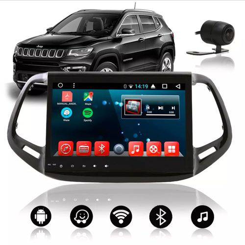 Tamanhos, Medidas e Dimensões do produto Multimídia Voolt para Jeep Compass 2017 em Diante - Tela 10" Android Original