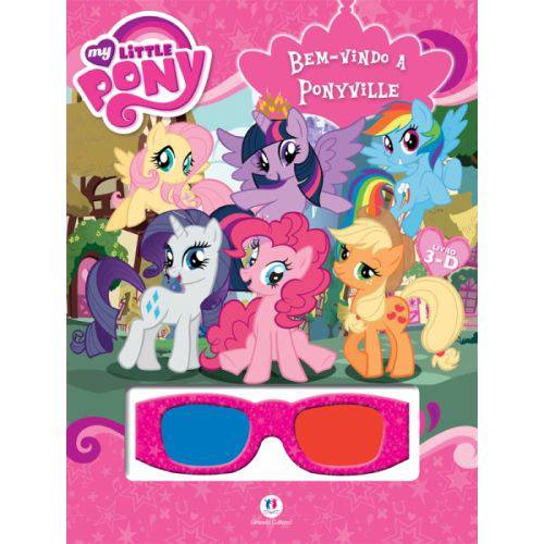Tamanhos, Medidas e Dimensões do produto My Little Pony: Bem Vindo a Ponyville - Coleção Livro 3d - com Óculos 3d