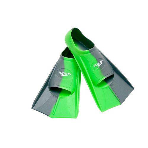 Tamanhos, Medidas e Dimensões do produto Nadadeira Dual Training Fin Verde Claro Tam 34/35 - Speedo