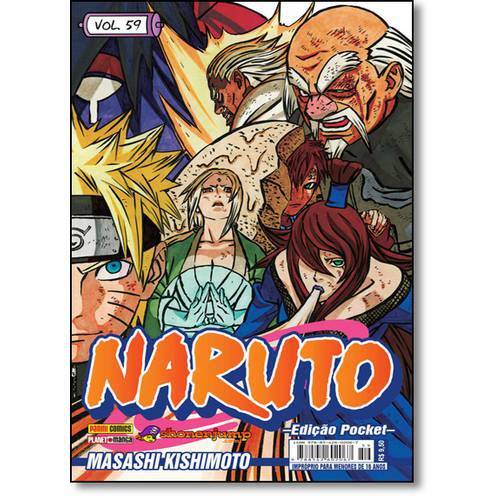 Tamanhos, Medidas e Dimensões do produto Naruto Pocket - Vol.59