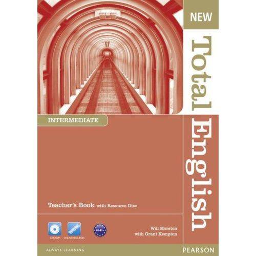 Tamanhos, Medidas e Dimensões do produto New Total English Intermediate - Teacher's Book With Resource Disc - 2nd Edition