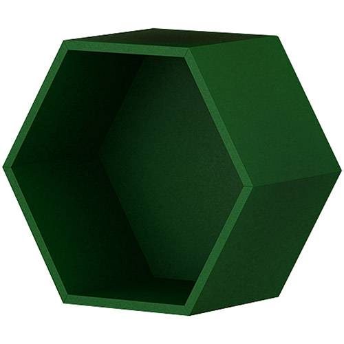 Tamanhos, Medidas e Dimensões do produto Nicho Decorativo Hexagonal Leblon Verde - Orb
