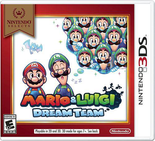 Tamanhos, Medidas e Dimensões do produto Nintendo Selects: Mario And Luigi Dream Team - 3ds