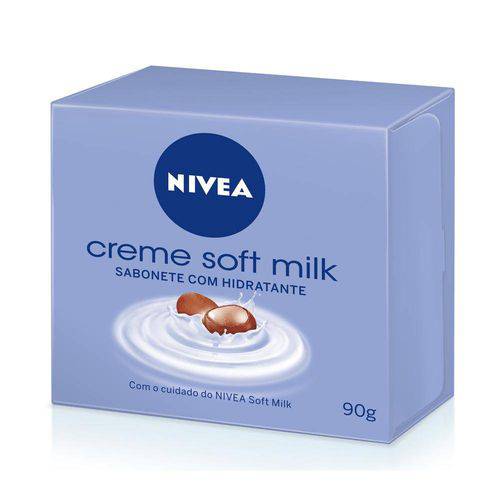 Tamanhos, Medidas e Dimensões do produto Sabonete Nivea Soft Milk Box 90g