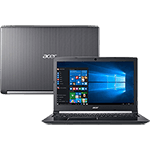 Tamanhos, Medidas e Dimensões do produto Notebook A515-51-75RV Intel Core I7-7500u 8GB 1TB LED 15.6" W10 Cinza- Acer