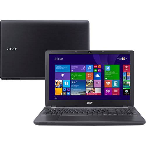 Tamanhos, Medidas e Dimensões do produto Notebook Acer E5-571-32EG Intel Core I3 4GB 500GB Tela LED 15.6" Windows 8.1 - Preto