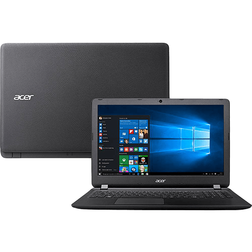Tamanhos, Medidas e Dimensões do produto Notebook Acer ES1-572-3562 Intel Core I3 4GB 1TB Tela LED 15.6" Windows 10 - Preto