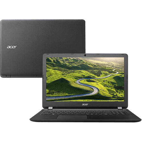 Tamanhos, Medidas e Dimensões do produto Notebook Acer ES1-572-36XW Intel Core I3 4GB 1TB Tela LED 15,6" Windows 10 - Preto