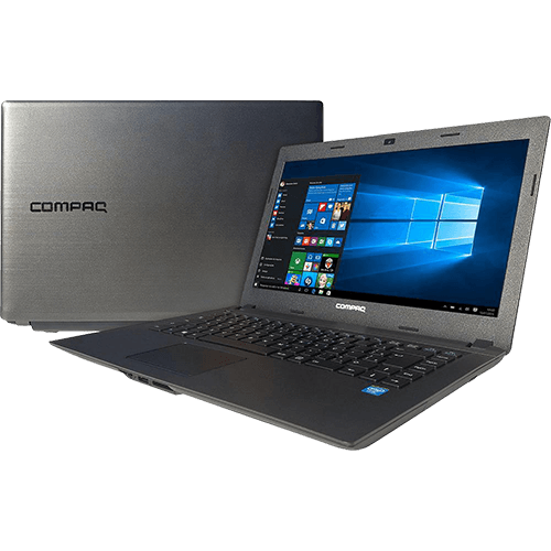 Tamanhos, Medidas e Dimensões do produto Notebook Compaq Presario CQ23 Intel Celeron Dual Core 4GB 500GB Tela LED 14" Windows 10 - Chumbo