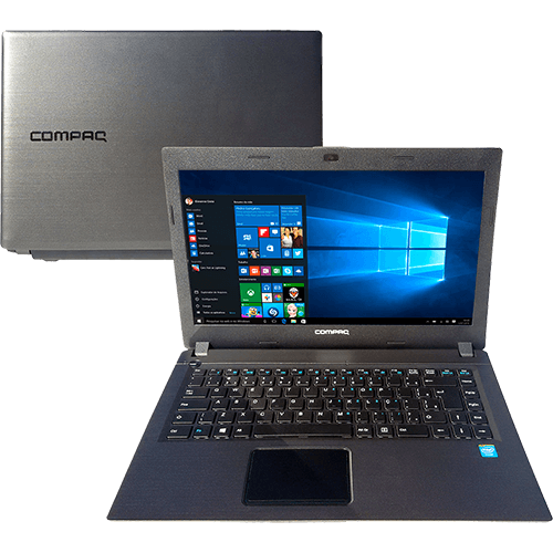 Tamanhos, Medidas e Dimensões do produto Notebook Compaq Presario CQ23 Intel Celeron Dual Core 4GB 500GB Tela LED HD 14" Windows 10 - Chumbo