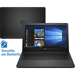 Tamanhos, Medidas e Dimensões do produto Notebook Dell Inspiron I15-5566-A30P Intel Core I5 4GB 1TB Tela LED 15.6" Windows 10 - Preto