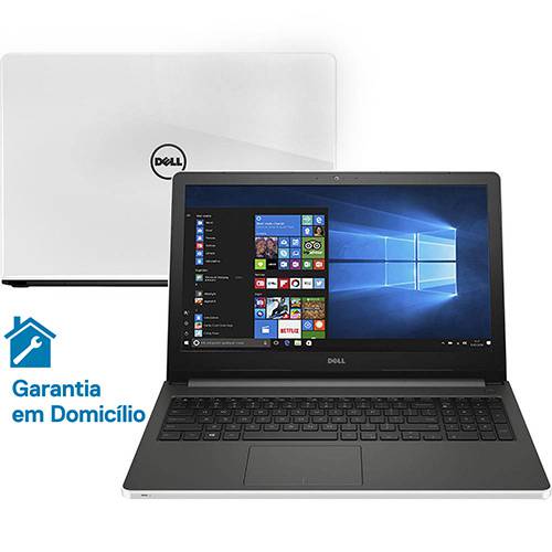 Tamanhos, Medidas e Dimensões do produto Notebook Dell Inspiron I15-5566-A60B Intel Core I5 8GB (AMD Radeon R7 M440 com 2GB) 1TB Tela LED 15.6" Windows 10 - Branco