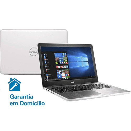 Tamanhos, Medidas e Dimensões do produto Notebook Dell Inspiron I15-5567-A30B Intel Core I5 8GB (AMD Radeon R7 M445 de 2GB) 1TB Tela LED 15,6" Windows 10 - Branco