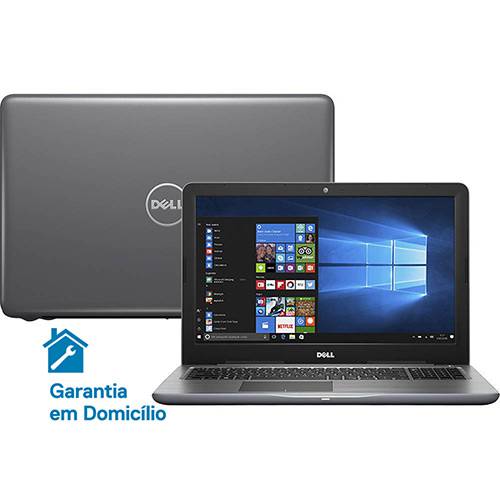 Tamanhos, Medidas e Dimensões do produto Notebook Dell Inspiron I15-5567-A30C Intel Core I5 8GB (AMD Radeon R7 M445 de 2GB) 1TB Tela LED 15,6" Windows 10 - Cinza