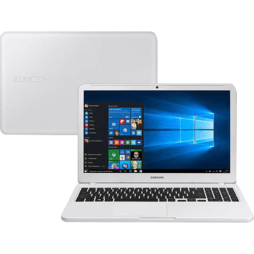 Tamanhos, Medidas e Dimensões do produto Notebook Essentials E20 Intel Celeron Dual Core 4GB 500GB LED HD 15,6'' W10 Branco Ônix - Samsung
