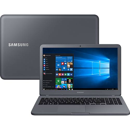 Tamanhos, Medidas e Dimensões do produto Notebook Essentials E30 Intel Core I3 4GB 1TB LED Full HD 15.6'' W10 Cinza Titânio - Samsung