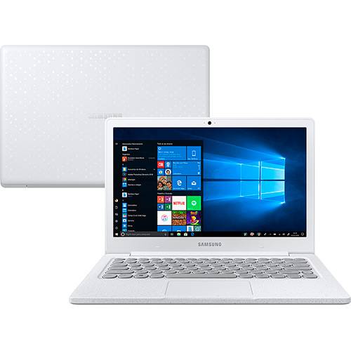 Tamanhos, Medidas e Dimensões do produto Notebook Flash F30 Intel Celeron 4GB 128GB SSD Full HD LED 13.3" W10 Branco- Samsung