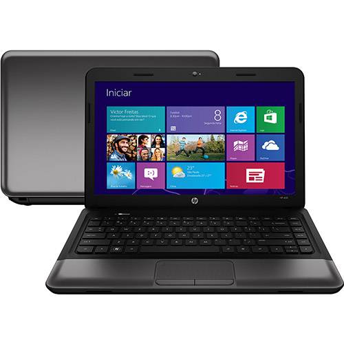 Tamanhos, Medidas e Dimensões do produto Notebook HP 1000-1440BR com Intel Core I3 4GB 500GB Windows 8 LED 14"