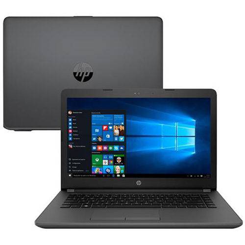 Tamanhos, Medidas e Dimensões do produto Notebook Hp 246 G6 Intel® Core I3- 6006u 4gb 500gb Tela 14` Hd Windows 10 - Preto