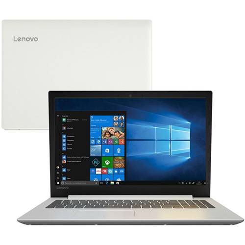 Tamanhos, Medidas e Dimensões do produto Notebook Ideapad 330 8ª Intel Core I5 4GB 1TB W10 15.6" HD Branco - Lenovo