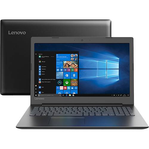 Tamanhos, Medidas e Dimensões do produto Notebook Ideapad 330 Intel Celeron 4GB 1TB HD 15.6" W10 Preto - Lenovo