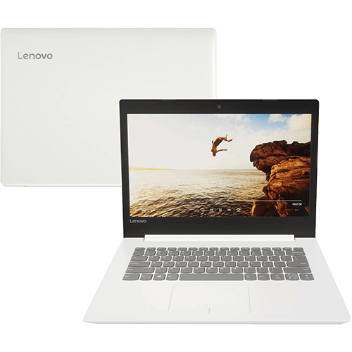 Tamanhos, Medidas e Dimensões do produto Notebook Lenovo Ideapad 320 Intel® Core I3 4GB 500GB Tela 14'' HD Antireflexo Windows 10 - Branco